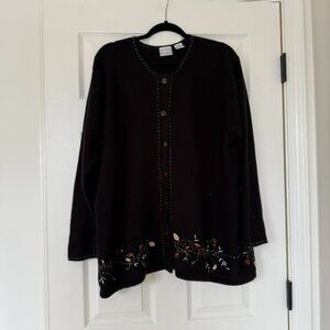 vintage sweater/cardigan (plus size)